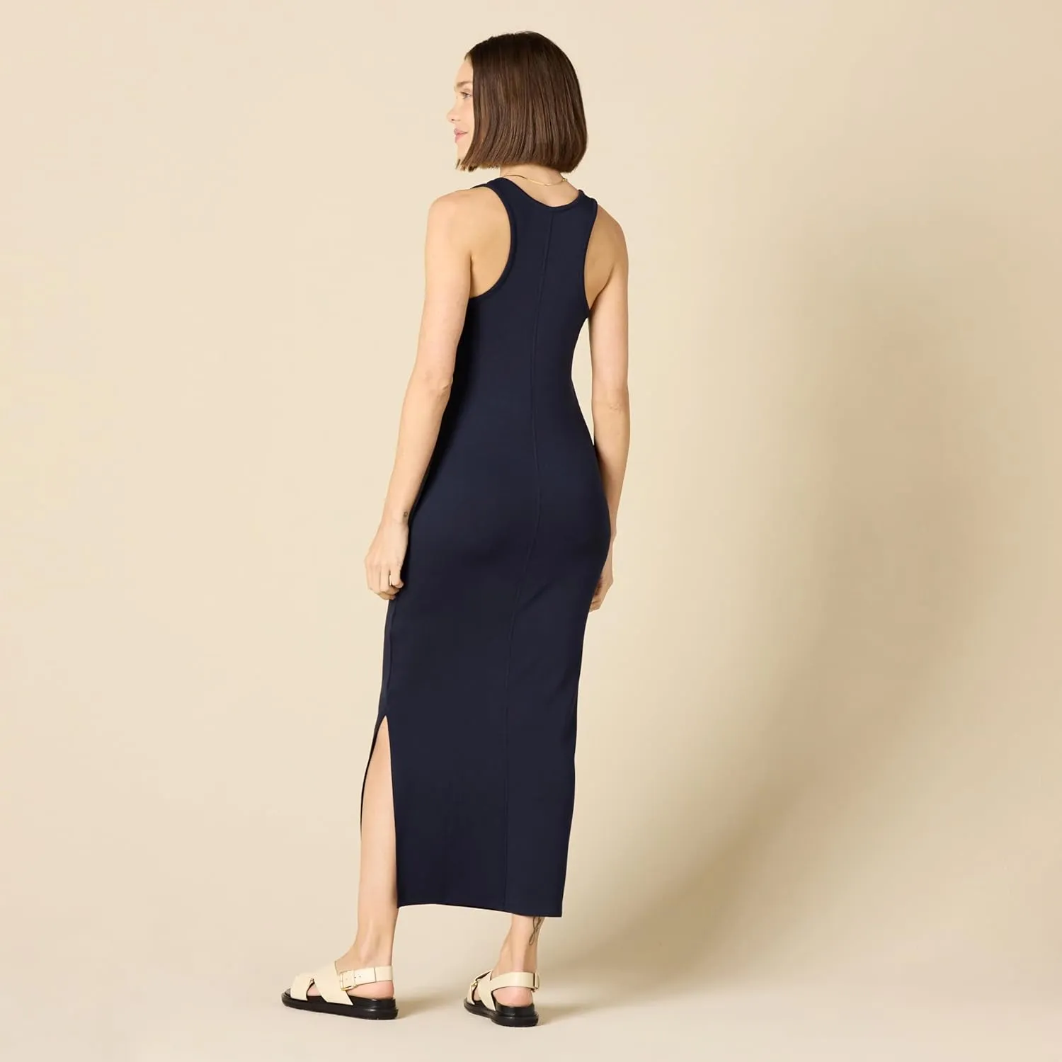 Amazon Essentials Women's Supersoft Terry Racerback Maxi Dress (Previously Daily Ritual)