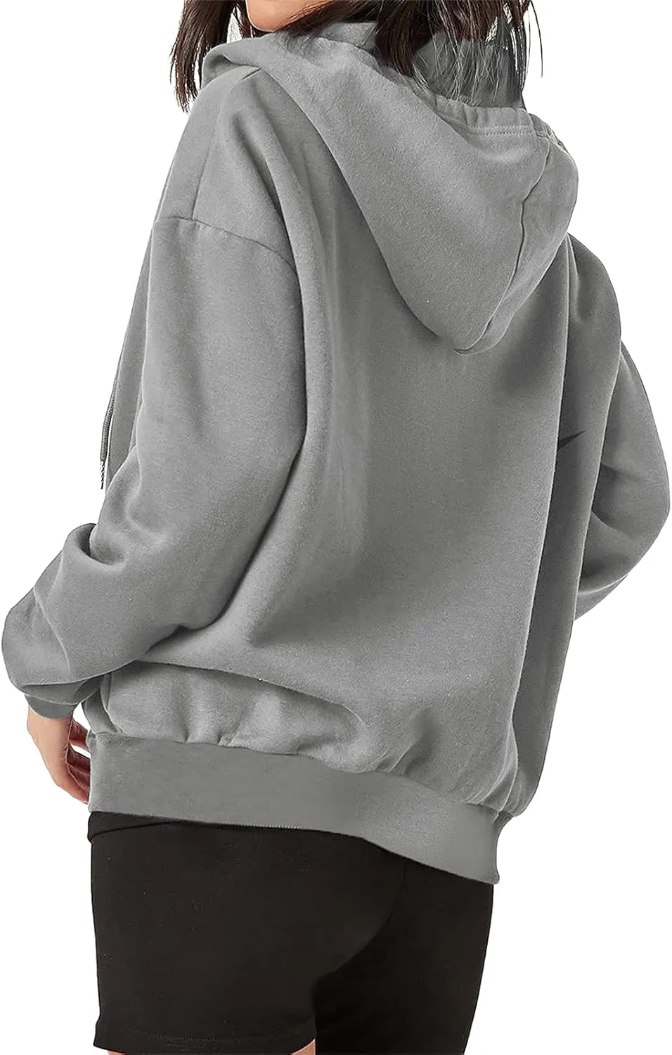 Aopwsrlyi Women's Casual Full Zip Up Hoodie Oversized Long Sleeve Hooded Sweatshirt with Pockets