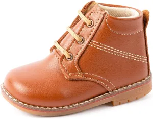 Baby and Toddler Walking Shoes Lightweight Non-Slip First Walker Shoes with Ankle Support for Boys Girls & Kids