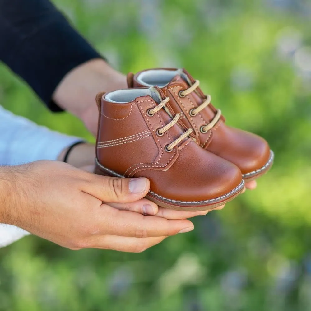Baby and Toddler Walking Shoes Lightweight Non-Slip First Walker Shoes with Ankle Support for Boys Girls & Kids