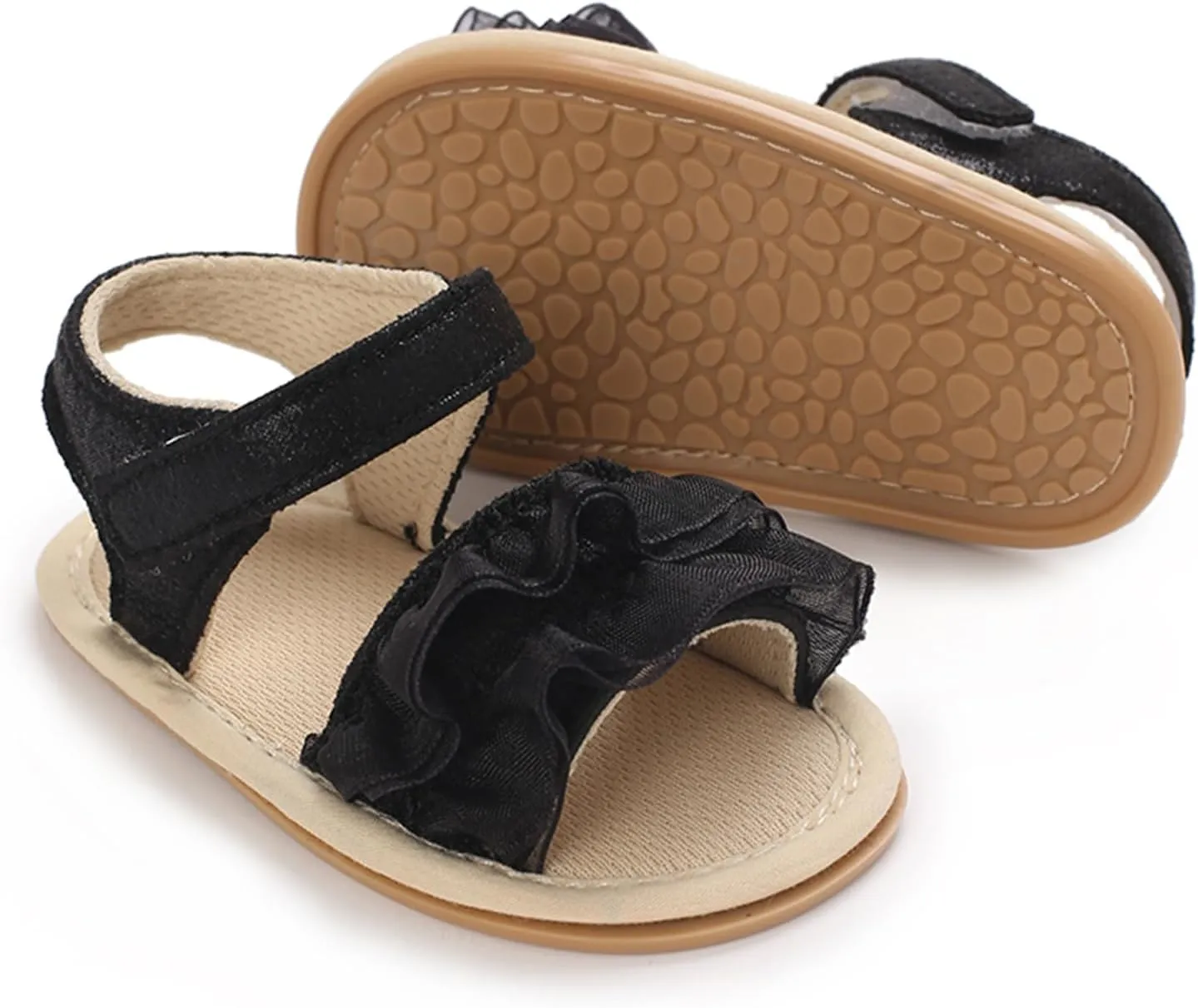 Baby Girl Sandals Summer Crib Shoes Bowknot Soft Sole Infant Girls Princess Dress Flats First Walker Shoes