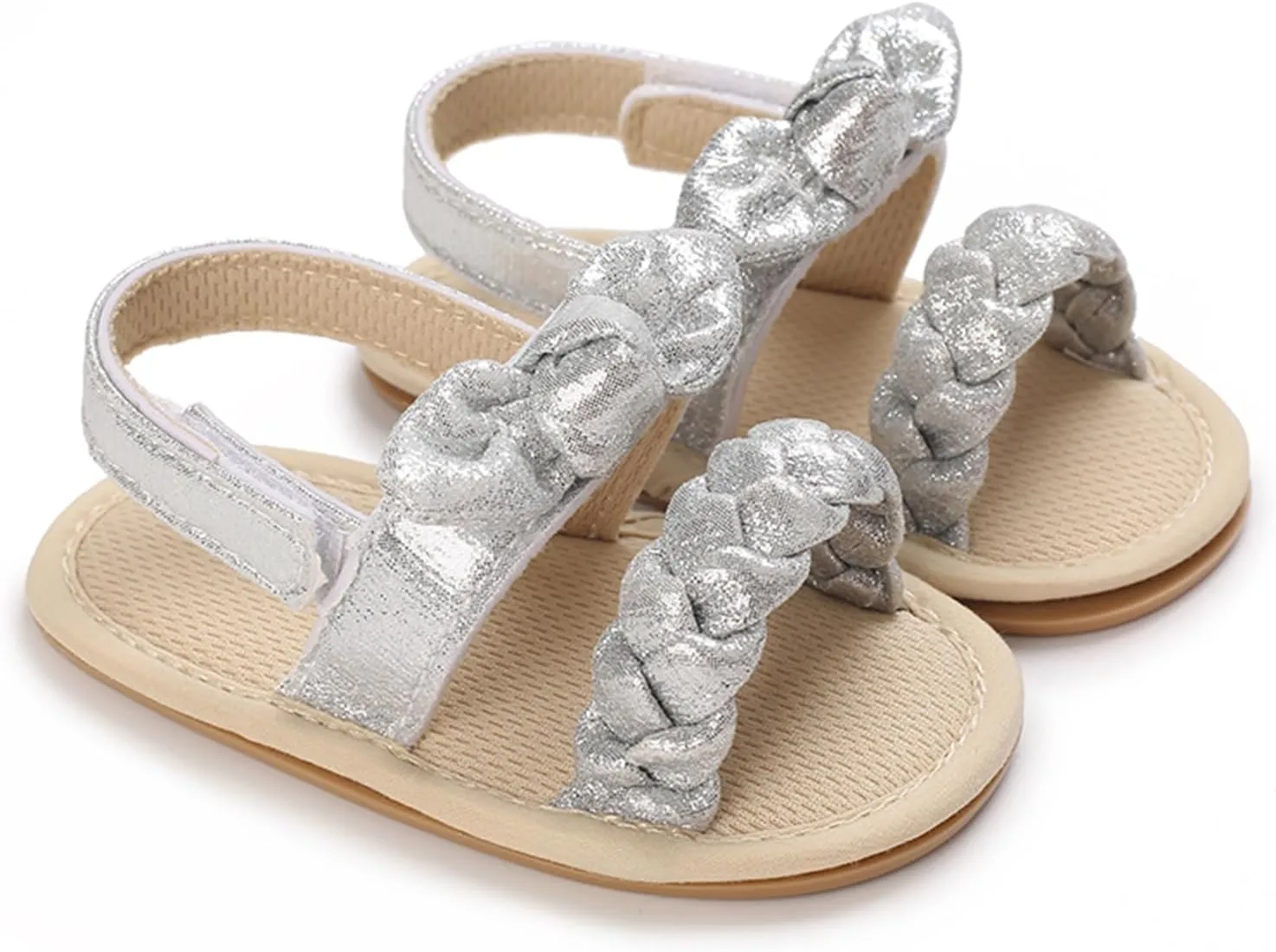 Baby Girl Sandals Summer Crib Shoes Bowknot Soft Sole Infant Girls Princess Dress Flats First Walker Shoes