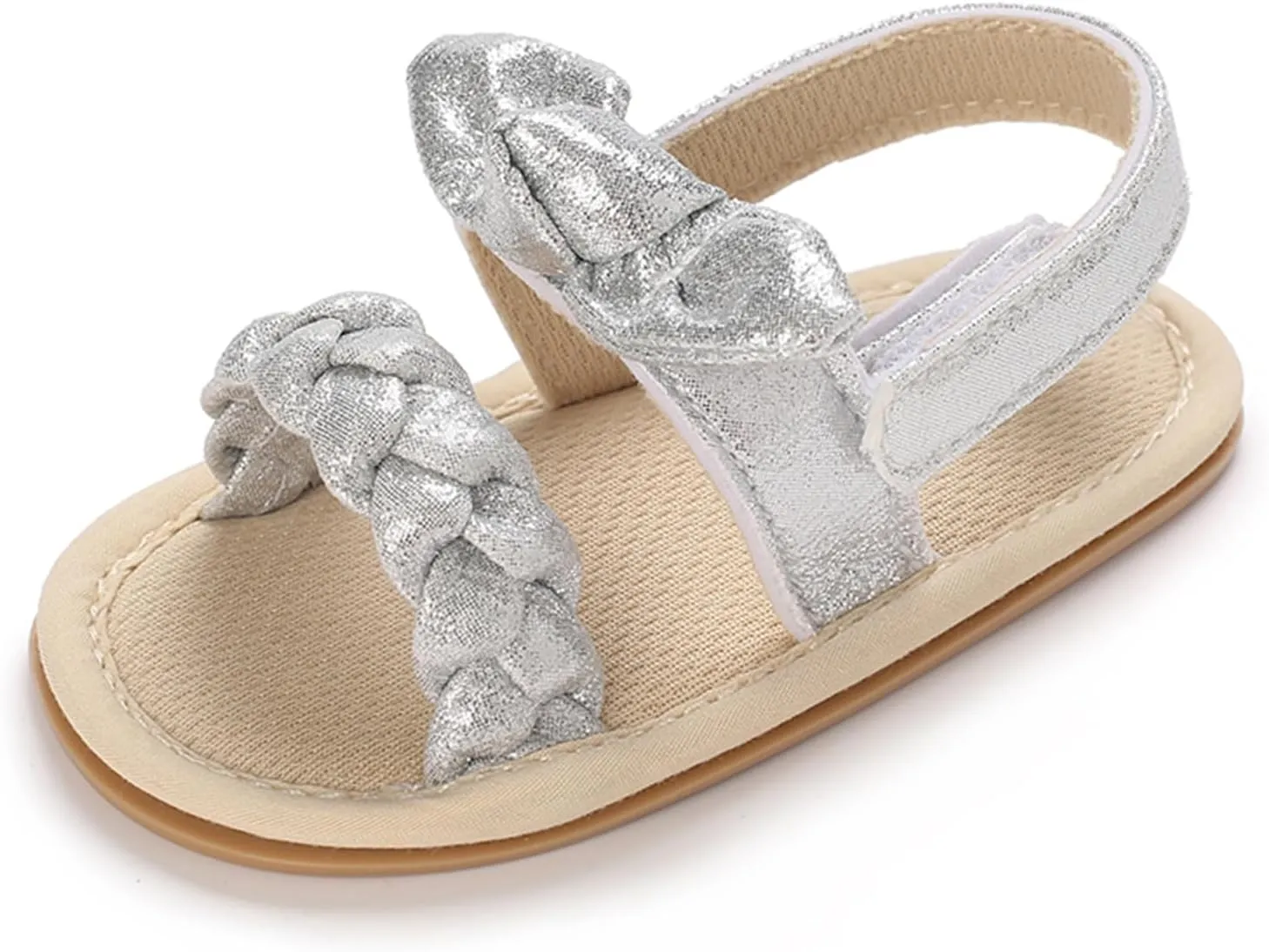 Baby Girl Sandals Summer Crib Shoes Bowknot Soft Sole Infant Girls Princess Dress Flats First Walker Shoes