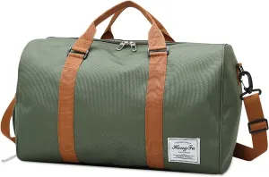 Ergocar Gym Sports Duffle Bag, Waterproof Travel Duffel Bag with Wet Pocket and Shoes Compartment, Big Capacity Holdall Sports Bags with Shoulder Strap, Durable for Gym, Sports, Travel, Swimming