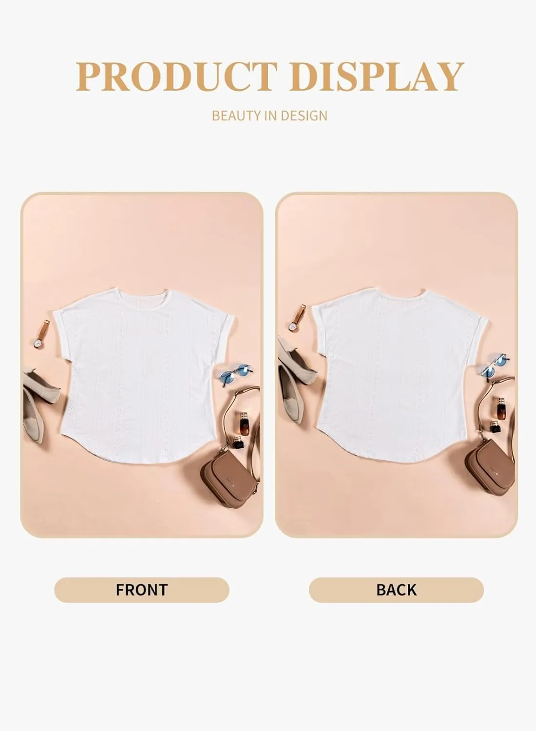 Eytino Women Plus Size Tops Short Sleeve Crewneck Casual Loose Summer Blouse Shirts(1X-5X)
