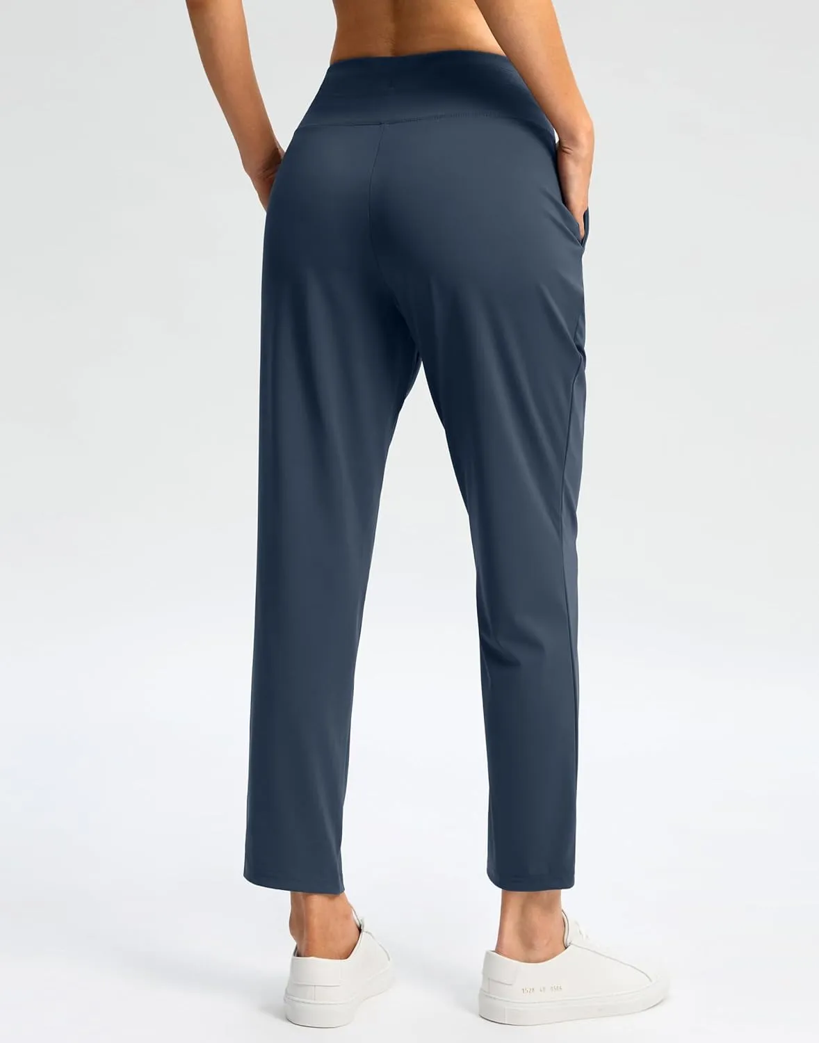 G Gradual Women's Pants High Waisted Ankle Pants 2 Pockets 7/8 Sweatpants for Golf Athletic Travel Casual Lounge