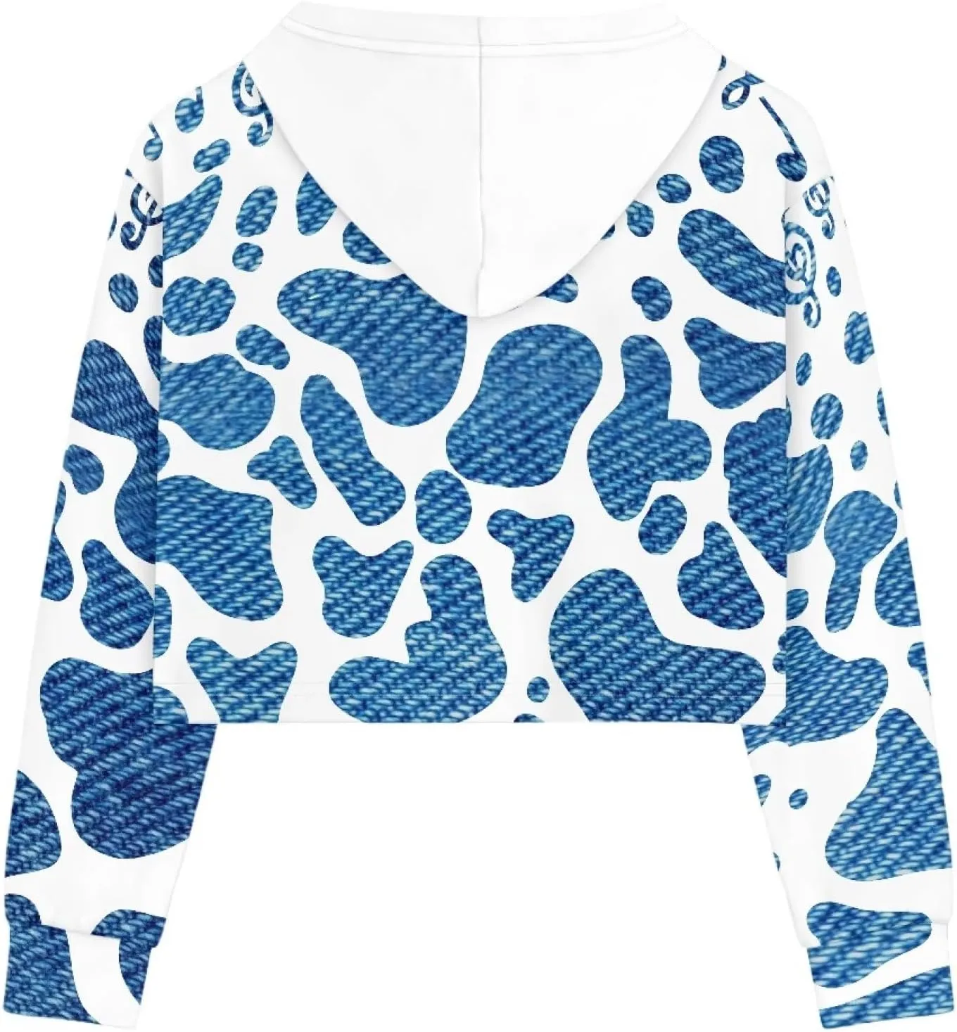 Girl's Shoulder Long Sleeve Cute Pullover Hoodie Sweatshirt Crop Top Tee Shirt 5-14 Years