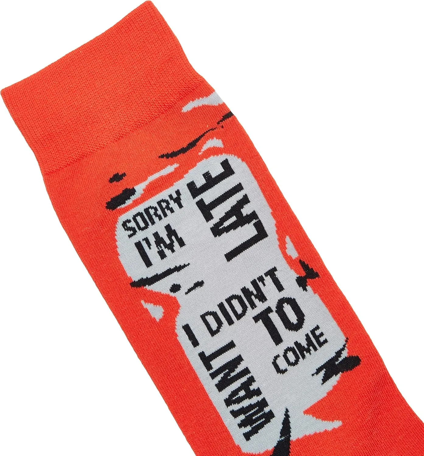 K. Bell Socks Men's Play on Words Novelty Crew Socks