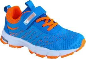 Kids Girls and Boys Lightweight Strap Running Athletic School Sneakers Shoes