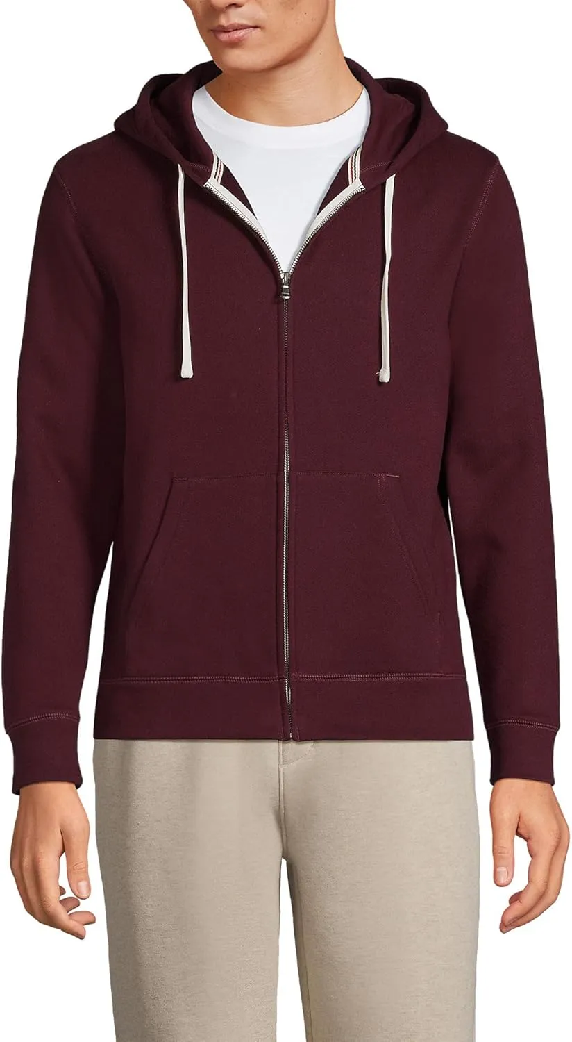 Lands' End Men's Serious Sweats Full Zip Hoodie