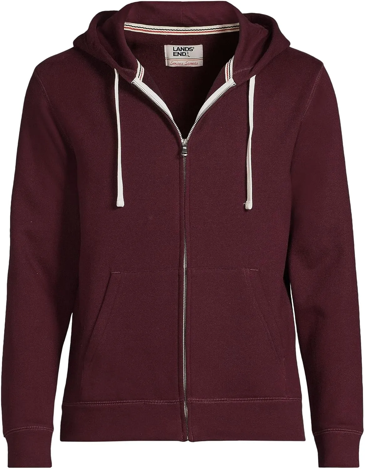 Lands' End Men's Serious Sweats Full Zip Hoodie