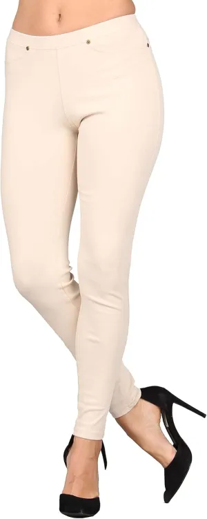 Lildy Women's Denim Jeggings, Stretchable Cotton Blend