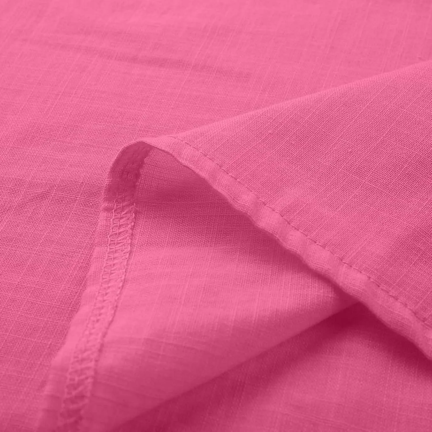 Linen Shirts for Women Plus Size 3/4 Length Sleeve Tops Casual Loose Fit Round Neck Tees 2025 Summer Fashion Blouse