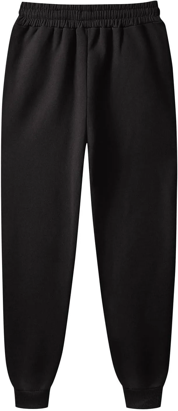 Mens Jogger Sweatpants Elastic Waist Plus Size Joggers Drawstring Big and Tall Athletic Joggers Golf Pants with Pockets