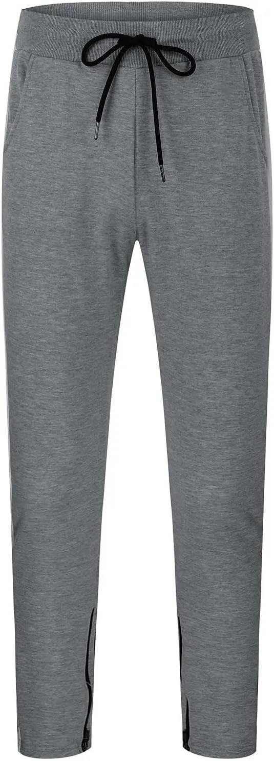 Mens Sweatpants with Pockets Hiking Linen Working Riding Elastic Waist Skinny Joggers Motorcycle Summer Cloth