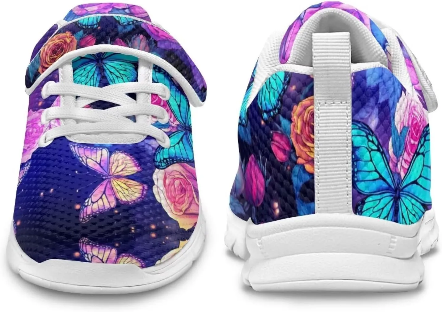 Showudesigns Running Shoes for Girls Boys Athletic Tennis Shoes Slip On School Sneakers