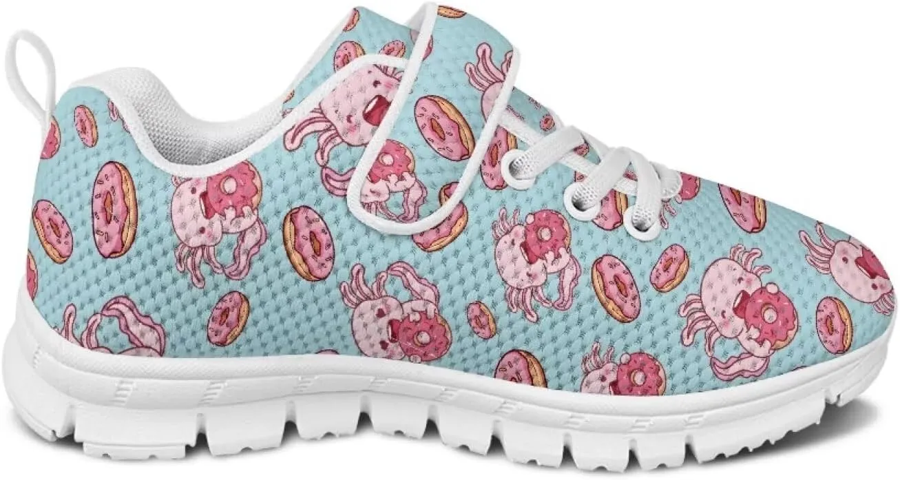 Showudesigns Running Shoes for Girls Boys Athletic Tennis Shoes Slip On School Sneakers