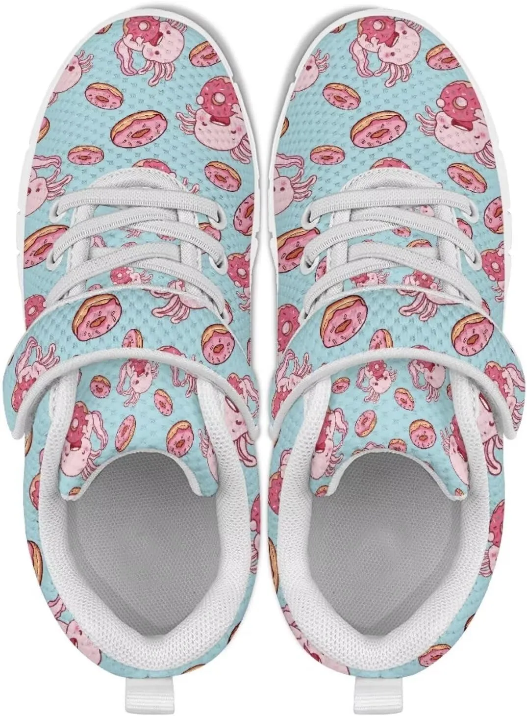 Showudesigns Running Shoes for Girls Boys Athletic Tennis Shoes Slip On School Sneakers