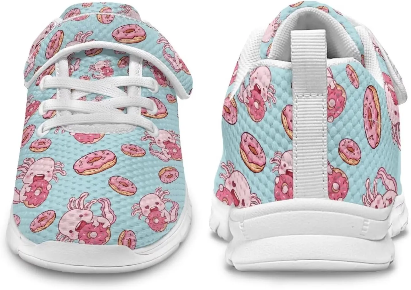 Showudesigns Running Shoes for Girls Boys Athletic Tennis Shoes Slip On School Sneakers