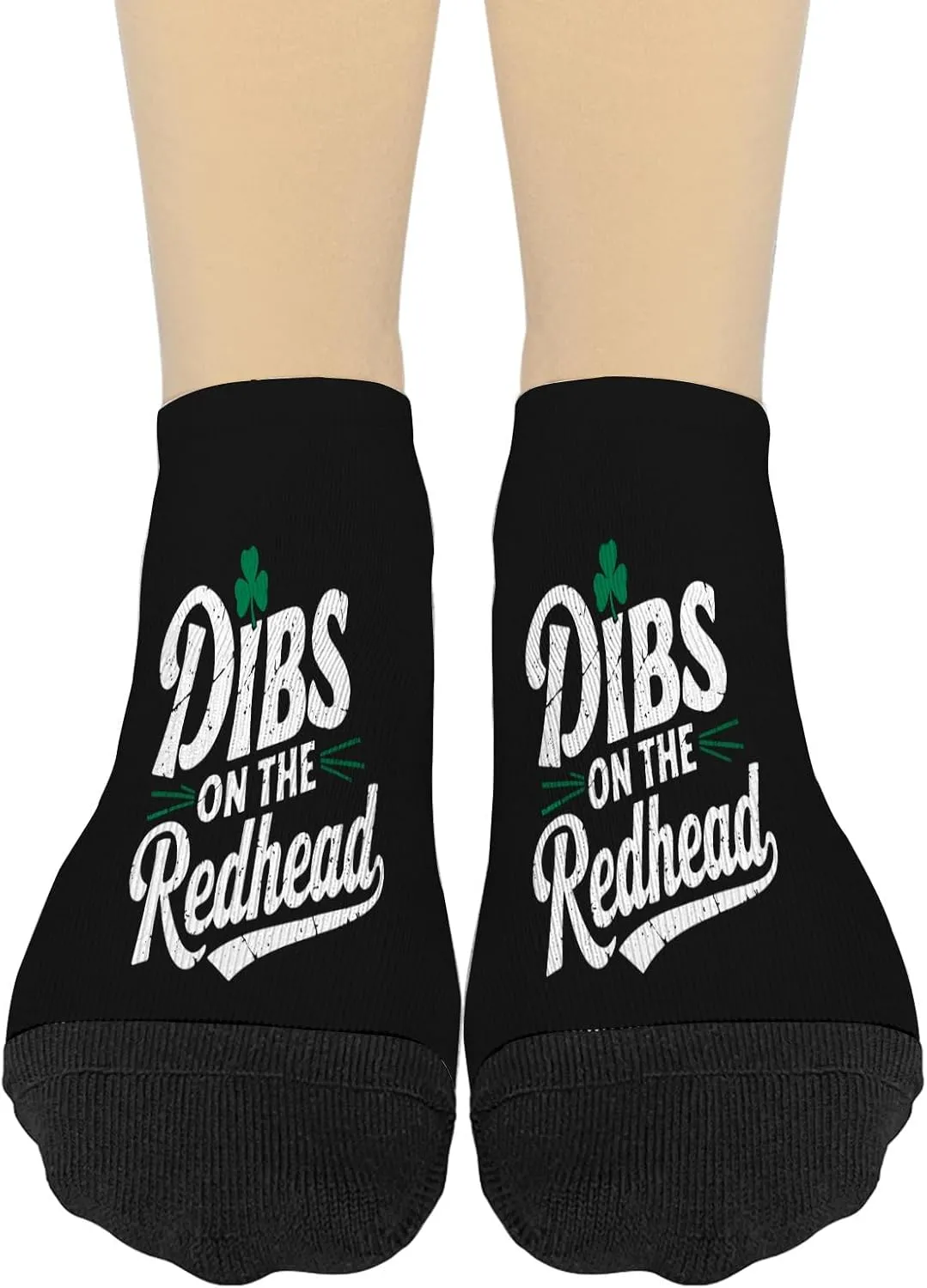 St Patricks Day Men Women Dib On The Redheades 2025 Funny No Show Socks For Women Casual Socks For Girls Athletic Sock TrendySocks