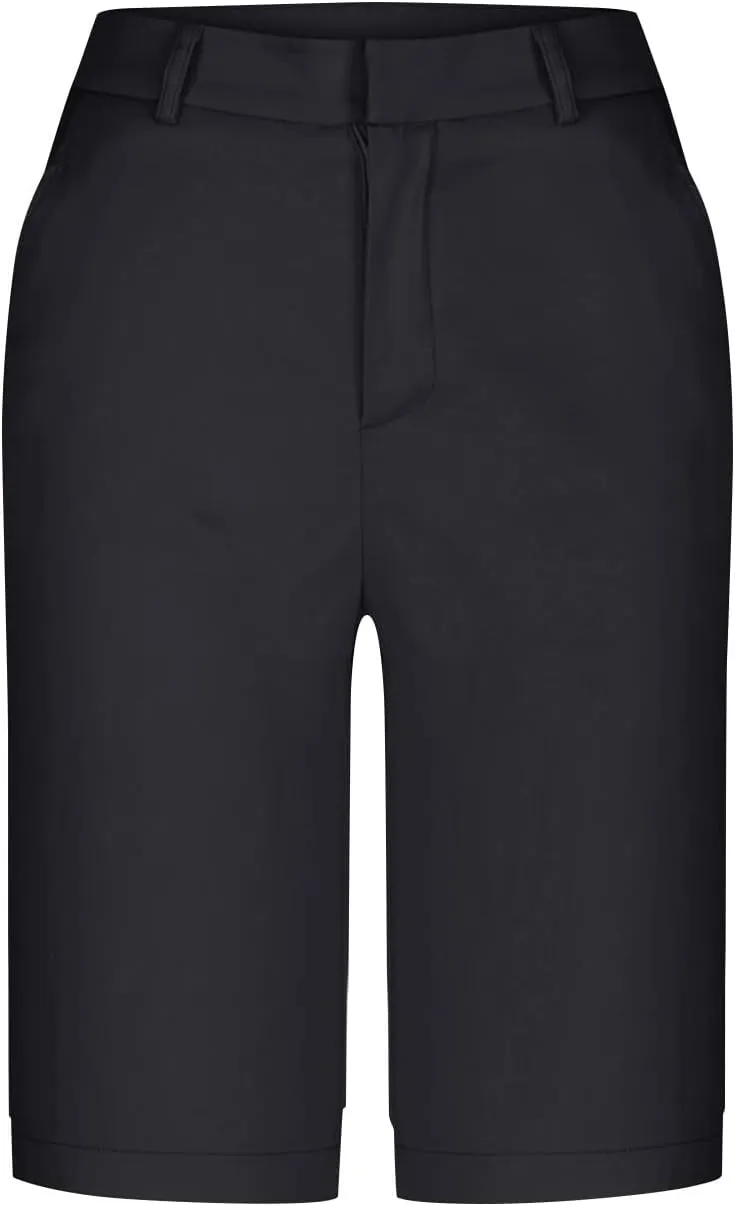 Wkishenl Women's Bermuda Shorts Trendy 2025 Casual Summer Knee Length Short High Waisted Straight Leg Hiking Vacation Outfits