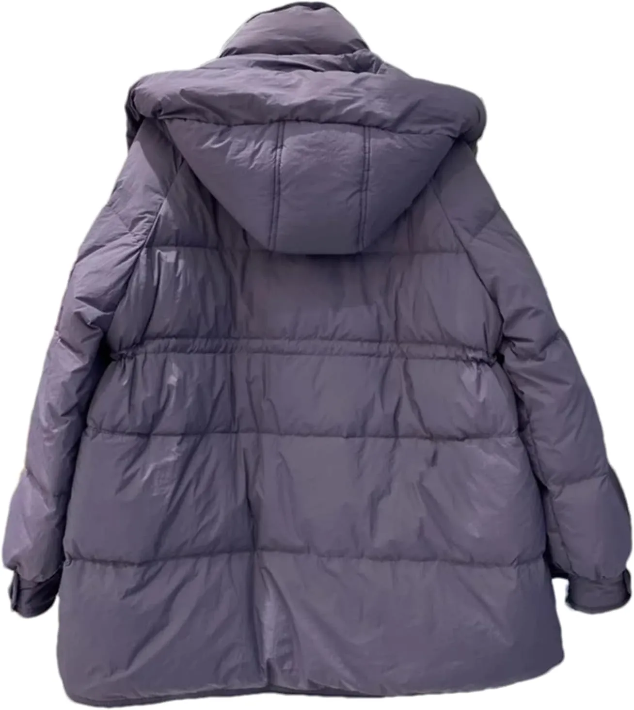 Women Winter Coats Hooded Down Jacket Mid-Length Parkas Fashion Down Puffer Coat