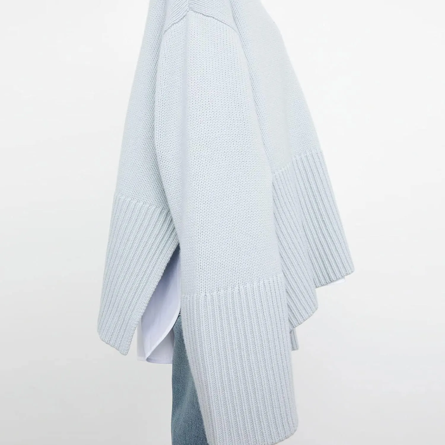 Women Y2K Turtleneck Striped Oversized Sweater Long Sleeve Color Block Poncho Sweater Fall Winter Pullover Jumper Tops