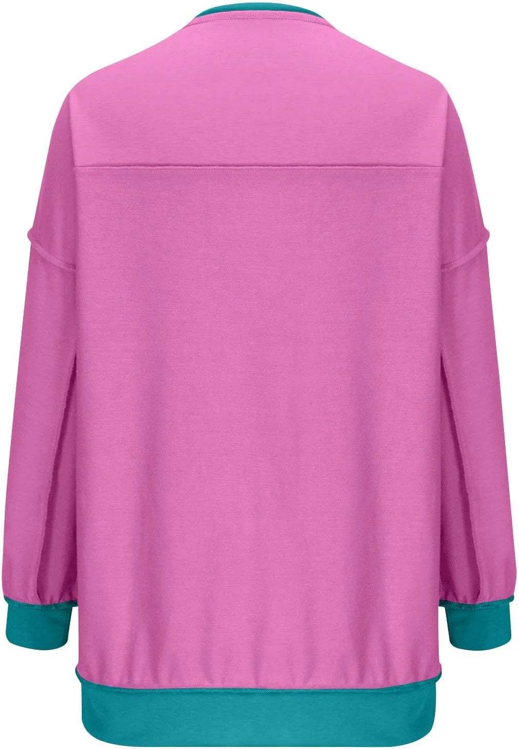 Womens Oversized Sweatshirts Long Sleeve Henley Neck Button Down Pullover Hoodies 2024 High Low Trendy Fall Clothes
