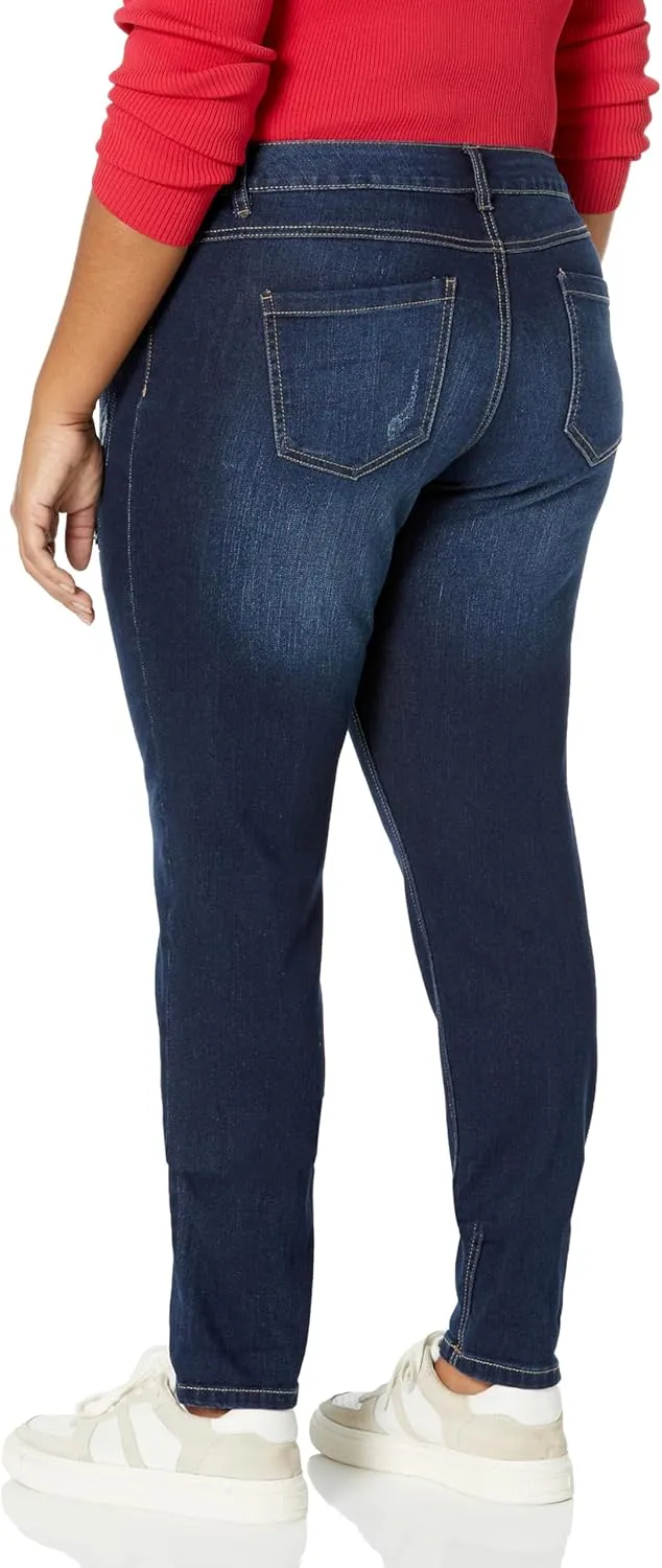 Women's Plus Size Jean-Girlfriend Rip