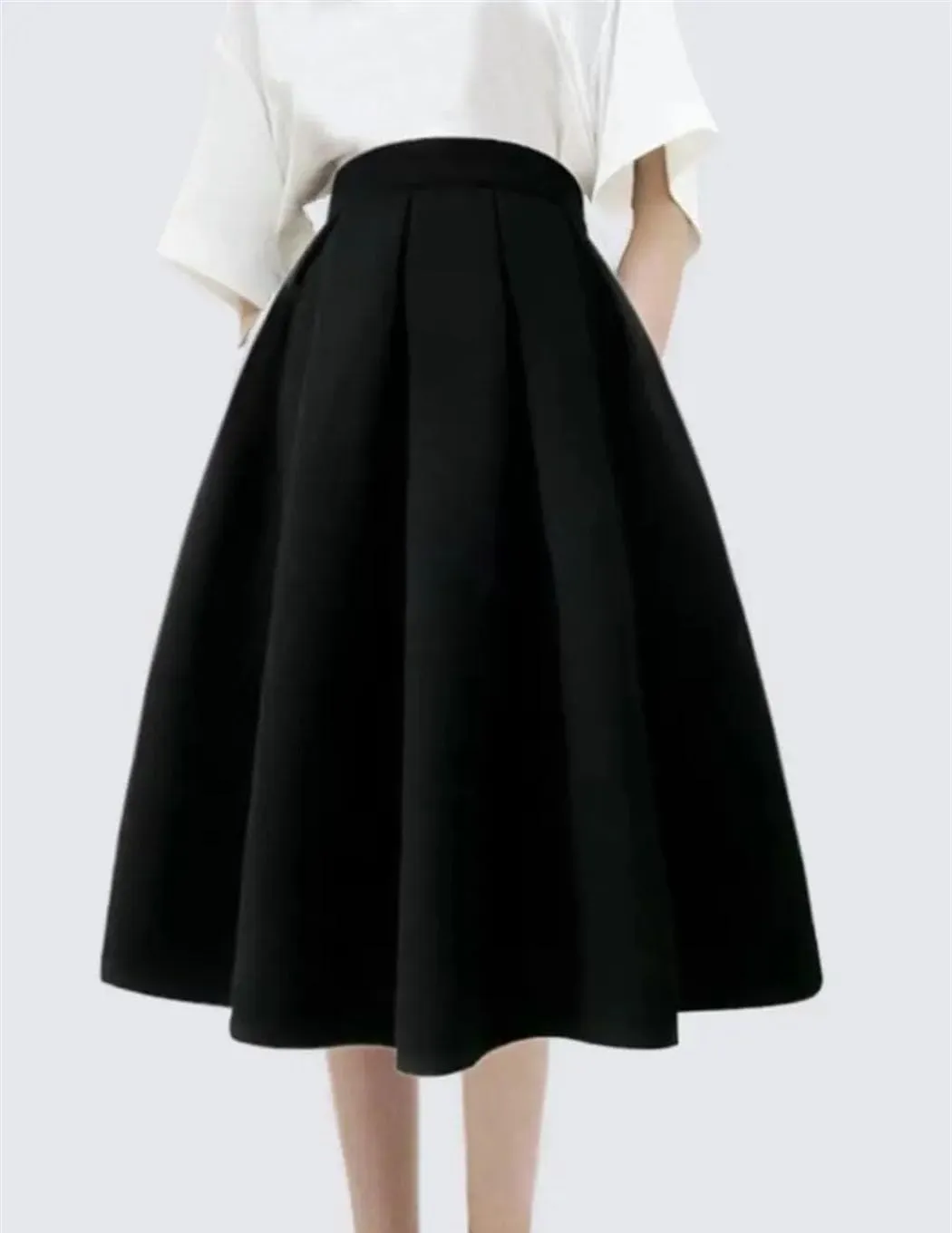 Womens Solid Color High Waist A-Line Bodycon Skirt Fashion Lace Beach Party Long Skirt