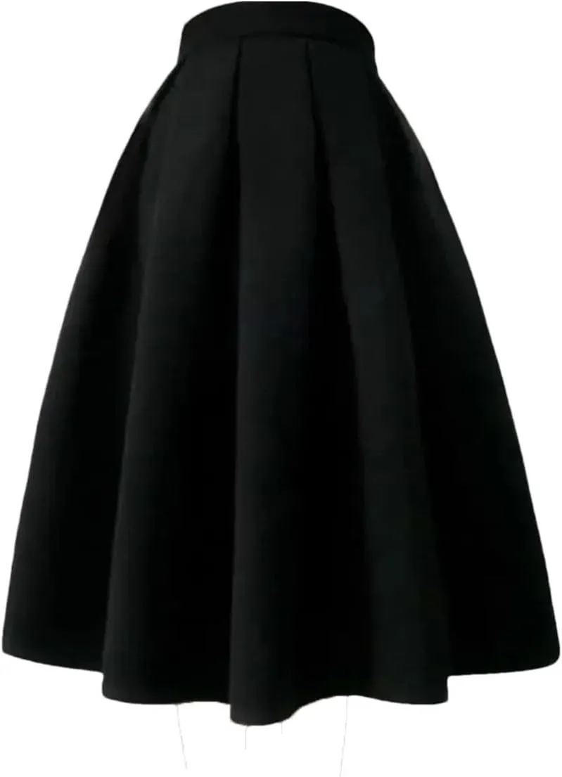 Womens Solid Color High Waist A-Line Bodycon Skirt Fashion Lace Beach Party Long Skirt