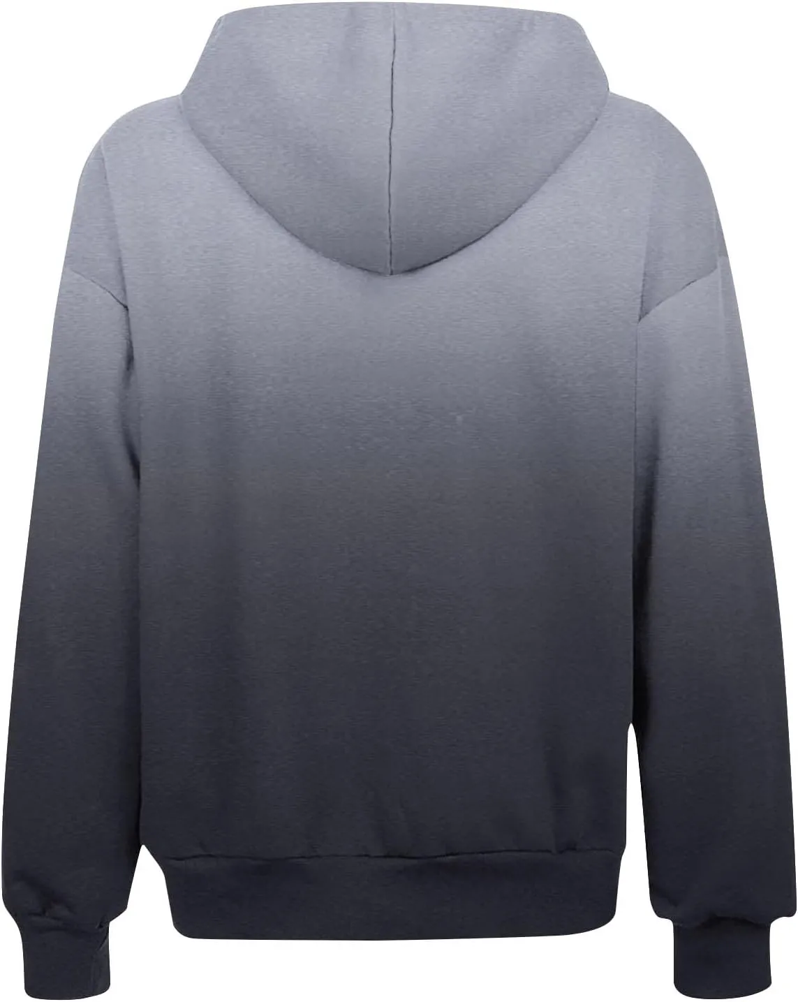 Womens Zip Up Hoodies Sherpa Lined Fleece Thermal Jacket Full Zip Long Sleeve Sweatshirts Gradient Color Shirts Coat