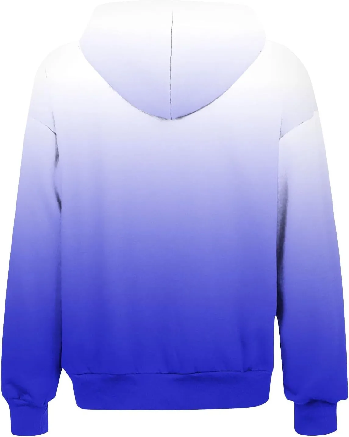 Womens Zip Up Hoodies Sherpa Lined Fleece Thermal Jacket Full Zip Long Sleeve Sweatshirts Gradient Color Shirts Coat